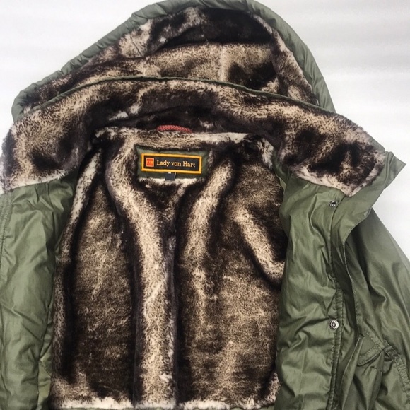 Lady Von Hart Army Green Jacket - Picture 2 of 5